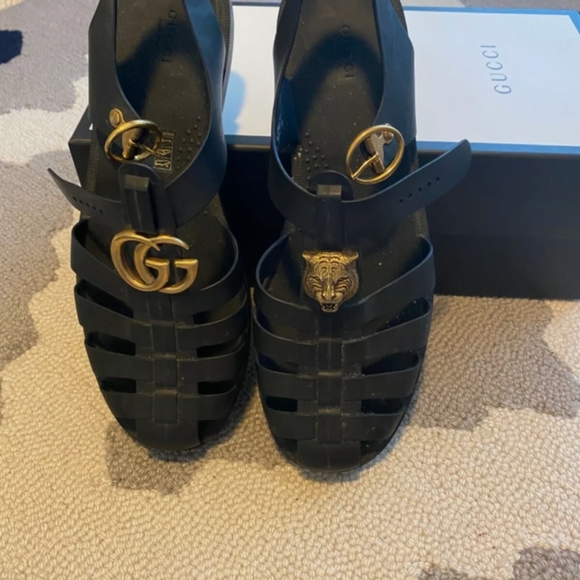 Gucci Other - Gucci rubber nickel sandal